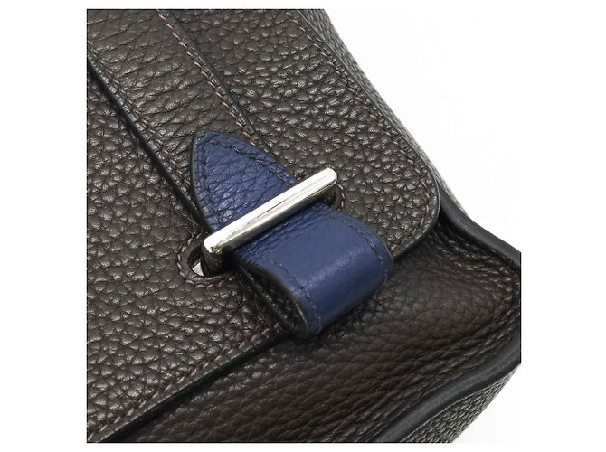 Hermès Borsa a tracolla HERMES Steve Caporal 27 Blu Grigio - vista 7
