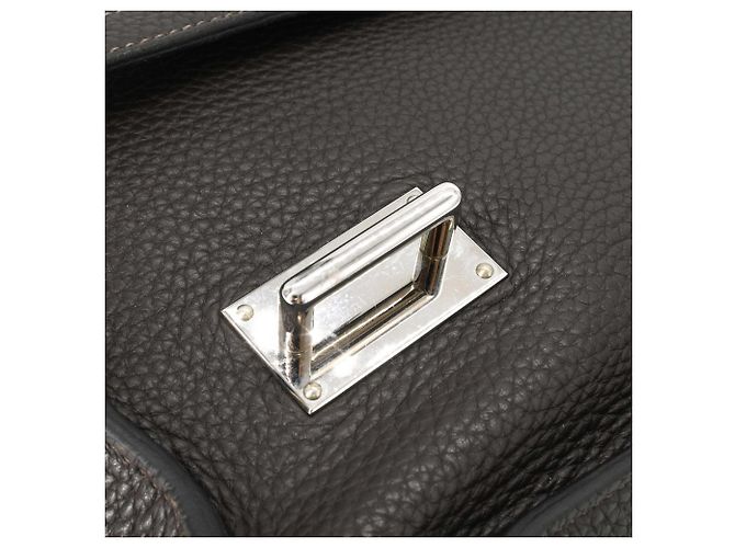 Hermès Borsa a tracolla HERMES Steve Caporal 27 Blu Grigio - vista 8