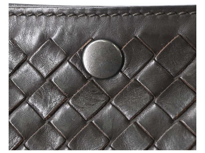 Borsa a tracolla tote Intrecciato Bottega Veneta Marrone - vista 8