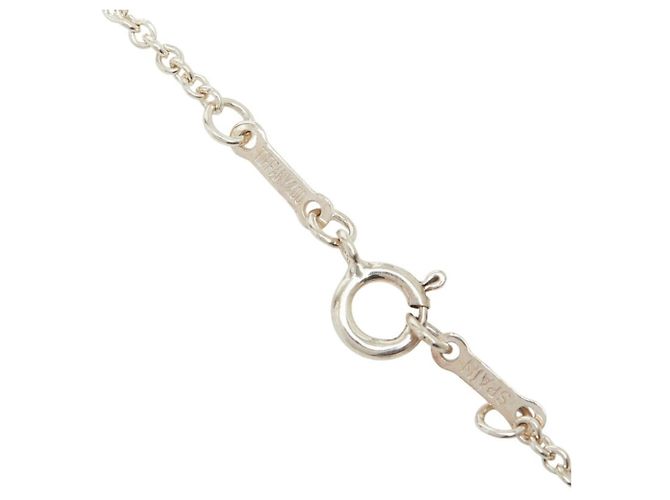 Collana con pendente Tiffany & Co. Elsa Peretti Open Heart Argento - vista 5