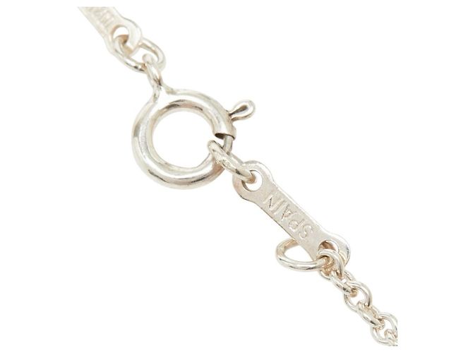 Collana con pendente Tiffany & Co. Elsa Peretti Open Heart Argento - vista 8
