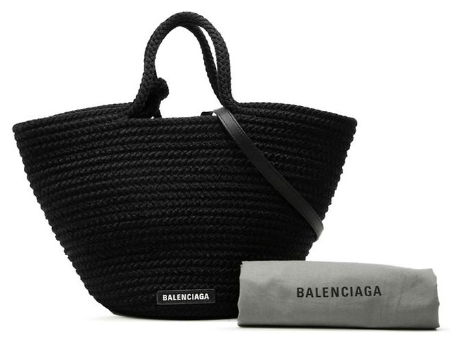 Borsa a mano Balenciaga Ibiza Medium Nero - vista 8