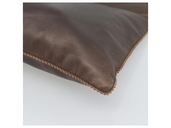 LOEWE Tote Bag Leather Bronze Auth bs36630 - view 15