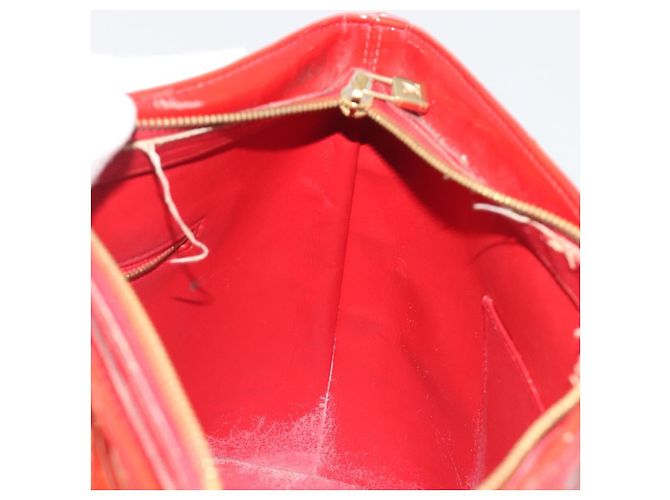 LOUIS VUITTON Borsa Monogram Vernis Houston Rouge M91092 LV Auth 194707 Rosso - vista 25