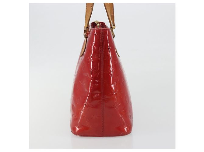 LOUIS VUITTON Borsa Monogram Vernis Houston Rouge M91092 LV Auth 194707 Rosso - vista 3