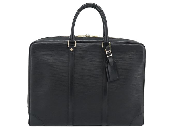 LOUIS VUITTON Epi Porte Documents Voyage Business Bag Black M54472 Auth BA14676 Nero - vista 13