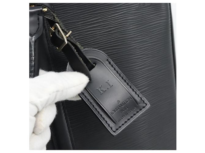 LOUIS VUITTON Epi Porte Documents Voyage Business Bag Black M54472 Auth BA14676 Nero - vista 19