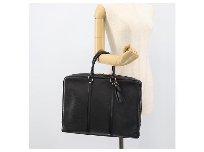 LOUIS VUITTON Epi Porte Documents Voyage Business Bag Black M54472 Auth BA14676 Nero - vista 27