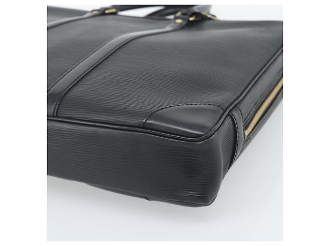 LOUIS VUITTON Epi Porte Documents Voyage Business Bag Black M54472 Auth BA14676 Nero - vista 9