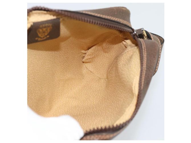 Borsa a Spalla GUCCI GG Supreme Web Sherry Line PVC Beige Oro Auth 194659A D'oro - vista 17