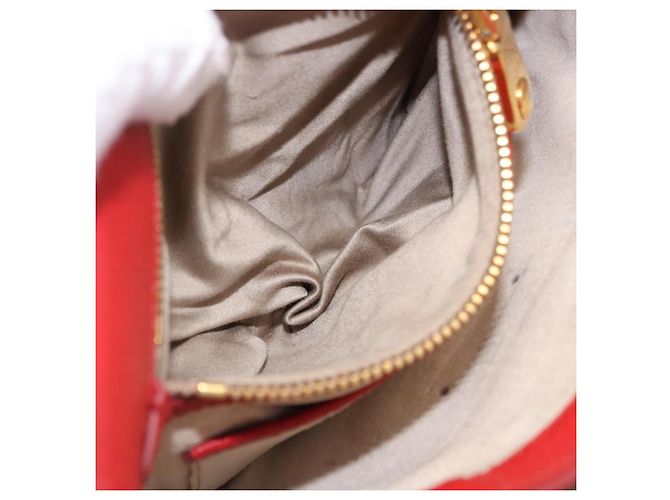 Borsa a Spalla Miu Miu in Pelle Rossa e Oro Auth bs36460 Rosso D'oro - vista 24