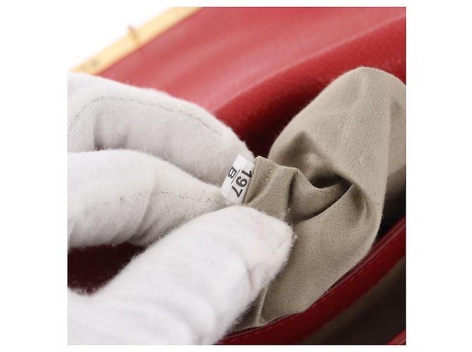Borsa a Spalla Miu Miu in Pelle Rossa e Oro Auth bs36460 Rosso D'oro - vista 25