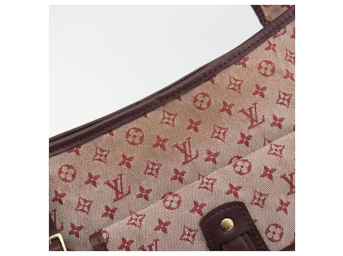 LOUIS VUITTON Monogram Mini Buzas Marie Kate Bag Rosso M92321 LV Auth BA14657 - vista 10
