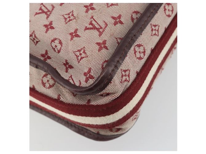 LOUIS VUITTON Monogram Mini Buzas Marie Kate Bag Rosso M92321 LV Auth BA14657 - vista 16