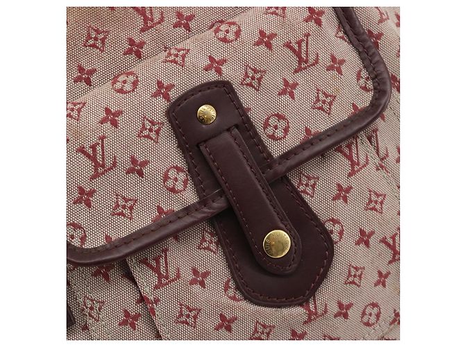 LOUIS VUITTON Monogram Mini Buzas Marie Kate Bag Rosso M92321 LV Auth BA14657 - vista 17