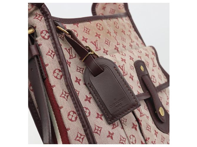 LOUIS VUITTON Monogram Mini Buzas Marie Kate Bag Rosso M92321 LV Auth BA14657 - vista 18