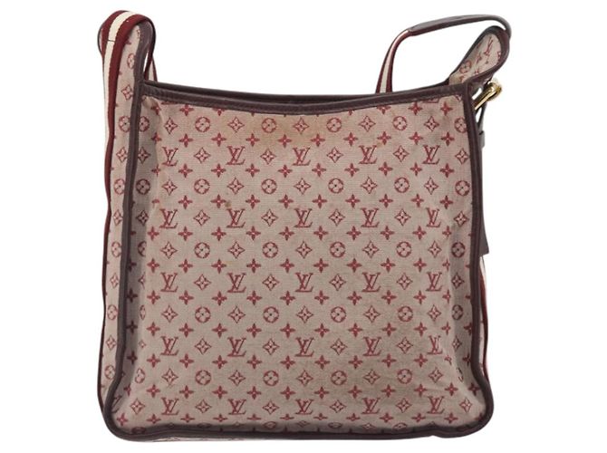 LOUIS VUITTON Monogram Mini Buzas Marie Kate Bag Rosso M92321 LV Auth BA14657 - vista 2
