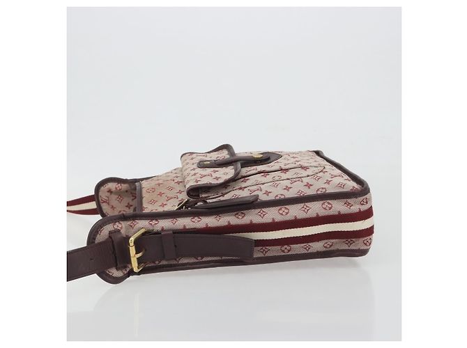 LOUIS VUITTON Monogram Mini Buzas Marie Kate Bag Rosso M92321 LV Auth BA14657 - vista 4