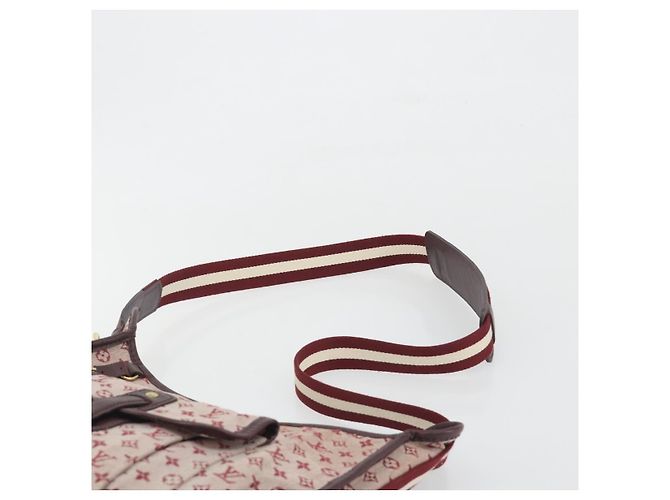 LOUIS VUITTON Monogram Mini Buzas Marie Kate Bag Rosso M92321 LV Auth BA14657 - vista 8