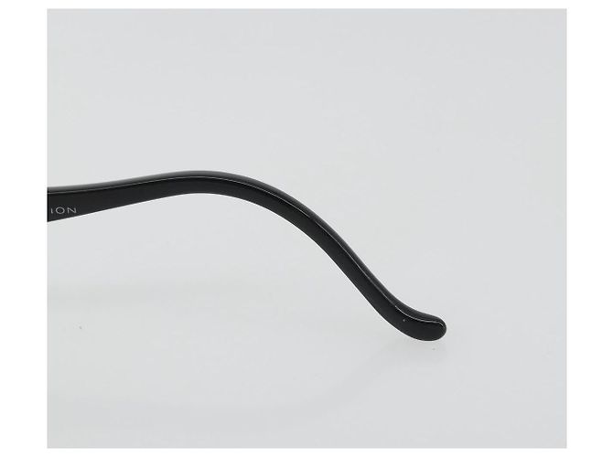 Occhiali da sole BALENCIAGA in plastica nero e oro Auth BA14253A D'oro - vista 10