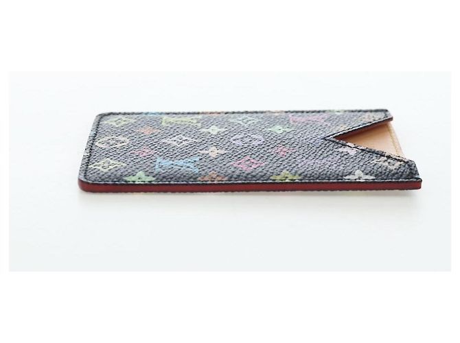 LOUIS VUITTON Monogram Multicolor Etui Hand Mirror Black M92651 LV Auth 194718V Nero - vista 5