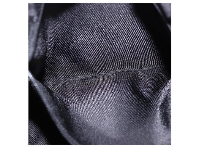 Borsa a Spalla GUCCI GG Canvas Nera Argento 001 3814 Auth 194836V Nero - vista 20