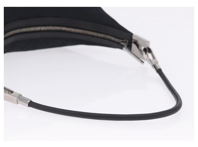 Borsa a Spalla GUCCI GG Canvas Nera Argento 001 3814 Auth 194836V Nero - vista 7