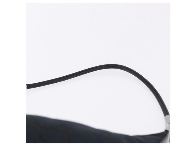 Borsa a Spalla GUCCI GG Canvas Nera Argento 001 3814 Auth 194836V Nero - vista 8