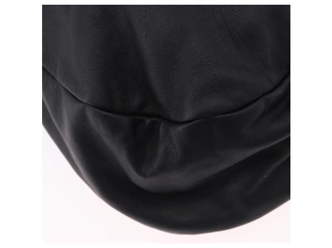 Borsa a Spalla Jimmy Choo in Pelle Nera Argento Auth bs36091A Nero - vista 12