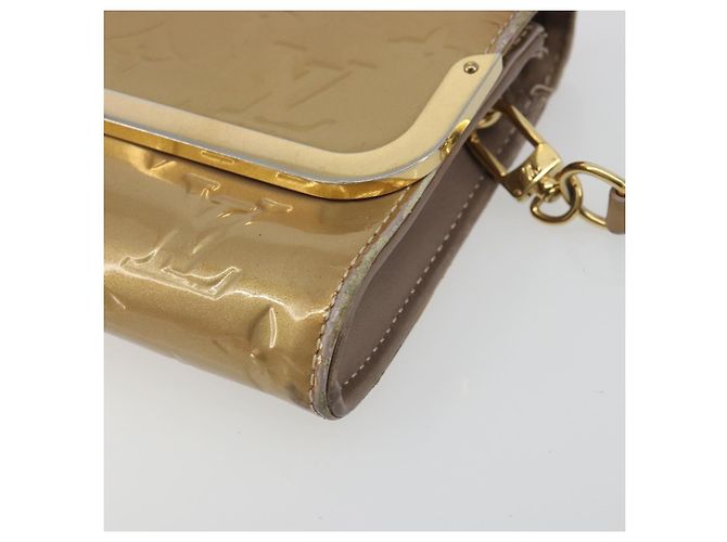 LOUIS VUITTON Monogram Vernis Rossmore MM Rose Velur M91589 LV Auth BA14592 Monogramma - vista 15