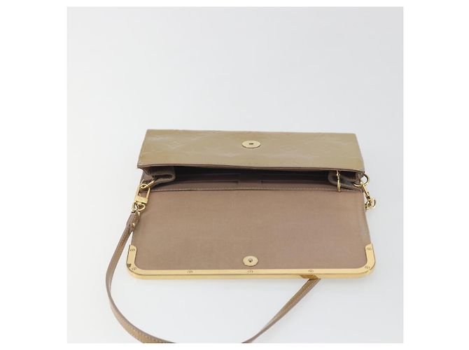 LOUIS VUITTON Monogram Vernis Rossmore MM Rose Velur M91589 LV Auth BA14592 Monogramma - vista 20