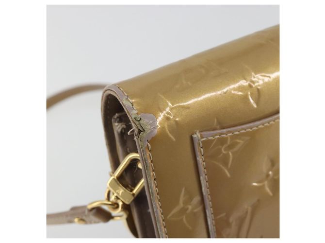 LOUIS VUITTON Monogram Vernis Rossmore MM Rose Velur M91589 LV Auth BA14592 Monogramma - vista 8