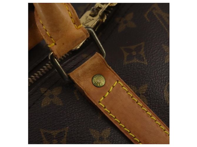 LOUIS VUITTON Monogram Keepall 60 Boston Bag M41422 LV Auth 192005 Monogramma - vista 14
