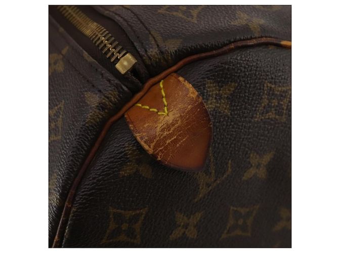 LOUIS VUITTON Monogram Keepall 60 Boston Bag M41422 LV Auth 192005 Monogramma - vista 15