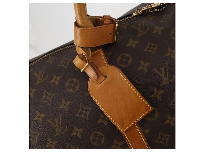 LOUIS VUITTON Monogram Keepall 60 Boston Bag M41422 LV Auth 192005 Monogramma - vista 16