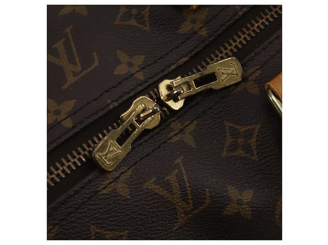 LOUIS VUITTON Monogram Keepall 60 Boston Bag M41422 LV Auth 192005 Monogramma - vista 17