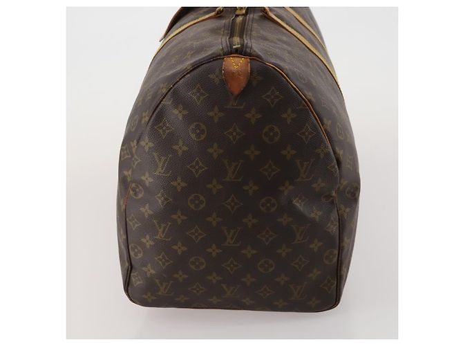 LOUIS VUITTON Monogram Keepall 60 Boston Bag M41422 LV Auth 192005 Monogramma - vista 4