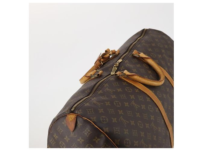LOUIS VUITTON Monogram Keepall 60 Boston Bag M41422 LV Auth 192005 Monogramma - vista 6