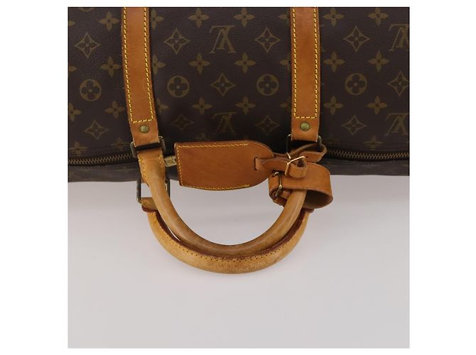 LOUIS VUITTON Monogram Keepall 60 Boston Bag M41422 LV Auth 192005 Monogramma - vista 7