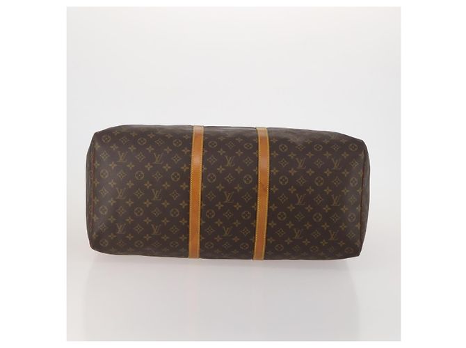 LOUIS VUITTON Monogram Keepall 60 Boston Bag M41422 LV Auth 192005 Monogramma - vista 9