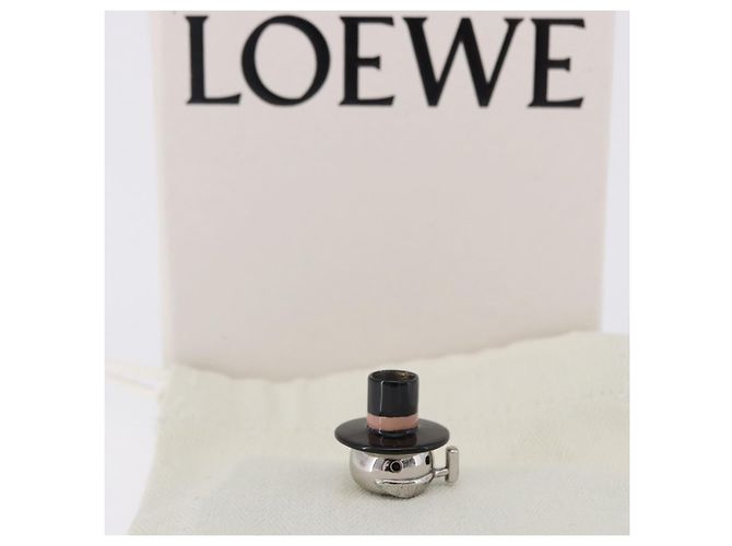 LOEWE x Studio Ghibli Howl's Moving Castle Dice Turnip Charm Auth 167488SM Nero Argento - vista 8