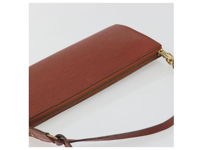 LOUIS VUITTON Epi Pochette Accessoires Cartera Marrón M52953 LV Auth 193411 Castaño - vista 6