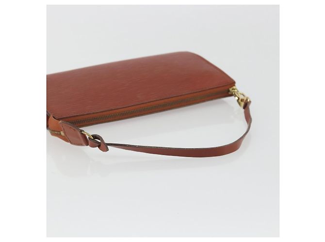 LOUIS VUITTON Epi Pochette Accessoires Cartera Marrón M52953 LV Auth 193411 Castaño - vista 7