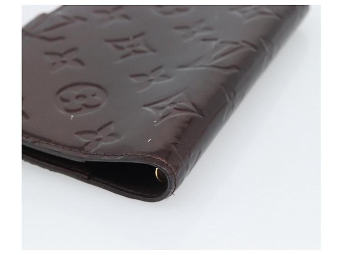 LOUIS VUITTON Monogram Vernis Agenda PM Cover Amarante R21026 LV Auth BA14617 Burdeos - vista 10