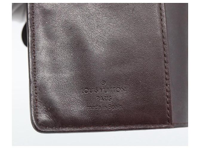 LOUIS VUITTON Monogram Vernis Agenda PM Cover Amarante R21026 LV Auth BA14617 Burdeos - vista 12