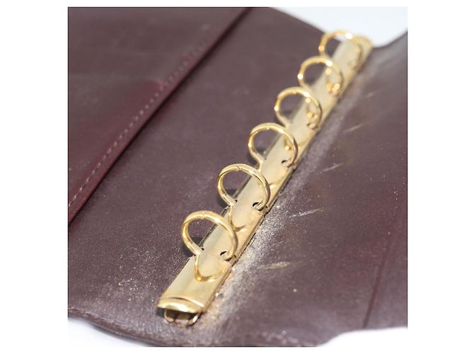 LOUIS VUITTON Monogram Vernis Agenda PM Cover Amarante R21026 LV Auth BA14617 Burdeos - vista 16