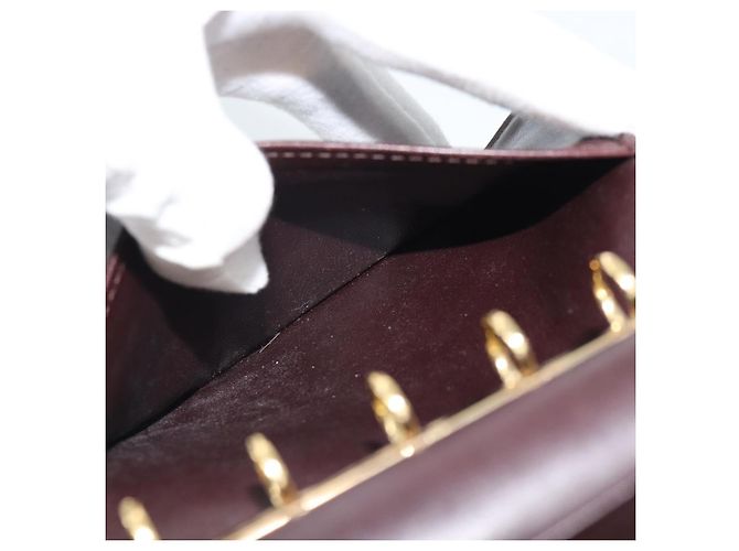 LOUIS VUITTON Monogram Vernis Agenda PM Cover Amarante R21026 LV Auth BA14617 Burdeos - vista 19