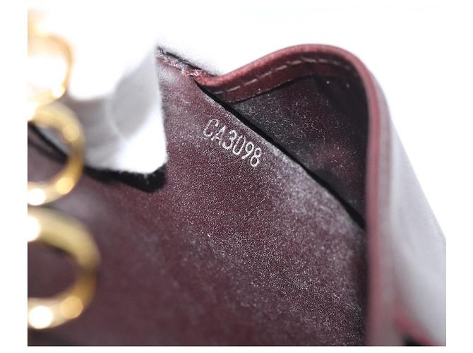 LOUIS VUITTON Monogram Vernis Agenda PM Cover Amarante R21026 LV Auth BA14617 Burdeos - vista 21