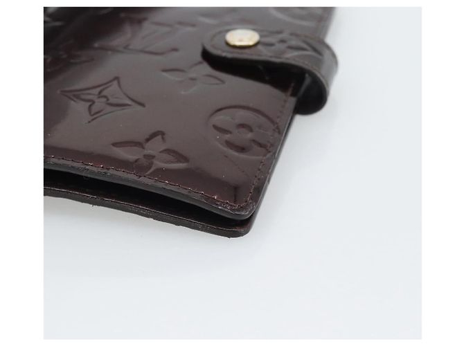 LOUIS VUITTON Monogram Vernis Agenda PM Cover Amarante R21026 LV Auth BA14617 Burdeos - vista 8