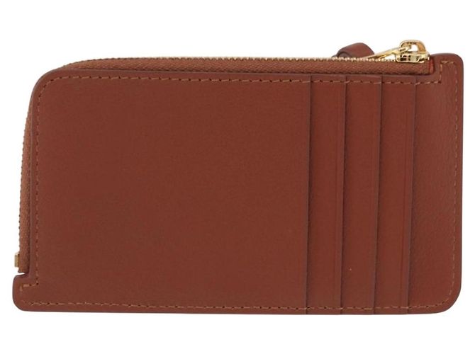 LOEWE x Studio Ghibli Howl's Moving Castle Porta-cartões Calcifer Auth 167455SM Marrom Vermelho - vista 2